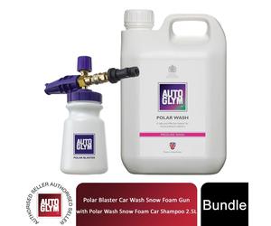 Autoglym Polar Wash 2.5L Car Cleaner & Polar Blaster Foaming Cannon Set