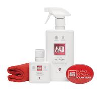 Autoglym Surface Detailing Clay Kit Rapid Detailer Resin Polish Cloth Clay Kit