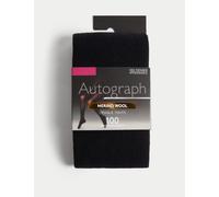 Autograph 100 Denier Merino Wool Opaque Tights Black