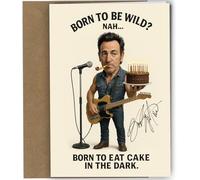 Autograph Birthday Card Reproduction Inspired Born to Eat Cake in the Dark No2001