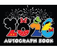 Autograph Book 2026: Autograph & Photo Scrapbook for Kids - Double-Page Layout to Capture Signatures and Characters from Adventure Theme Park Trips