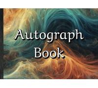 Autograph Book: Notepad for Signatures and/or Photos of Famous People with Swirl Pattern Cover | Ideal for Theme Parks, Vacations or Trophy Hunters | 120 Pages