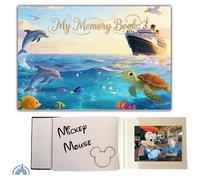 Autograph Book & Photo Album Combo for Disney World, Disneyland & Cruise Vacations - Character Signature Book, 40 Autographs & 40 Photos, Theme Park Trip Essentials (Cruise)