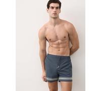 Autograph Border Embroidered Swim Shorts Dark Petrol