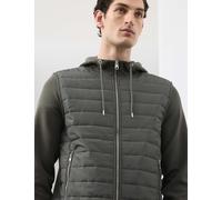Autograph Cotton Rich Zip Up Hooded Jacket with Stormwear™ Khaki