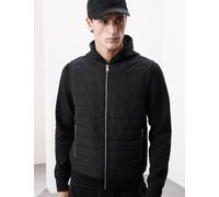 Autograph Cotton Rich Zip Up Quilted Gilet with Stormwear™ Black
