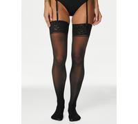 Autograph female 2 Pack 10 Denier Ladder Resist Matt Stockings - Black, Ivory,Black,Rose Quartz