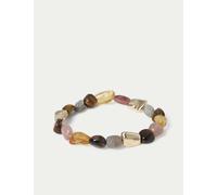 Autograph Glass Natural Stone Bracelet Multi