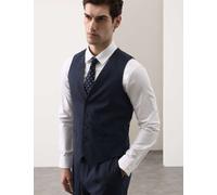 Autograph Italian Performance Linen Blend Waistcoat Navy