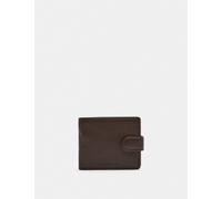Autograph Leather Pebble Grain Bifold Wallet Dark Brown