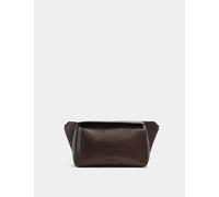 Autograph Leather Pebble Grain Cross Body Bag Brown Mix