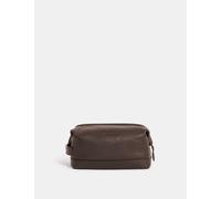 Autograph Leather Pebble Grain Washbag Brown