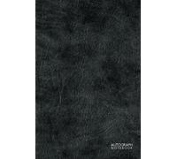 Autograph Notebook: Celebrities & Stars Autograph Book for Adults and Kids | Pocket Size | 4"x6" | 100 blank pages | cream paper | black leather look | Softcover | Keepsake | Memory Book
