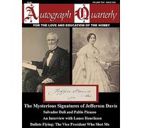 Autograph Quarterly Magazine Volume Two Issue One