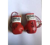 Autographed Mini Boxing Gloves Tyson Fury v Deontay Wilder