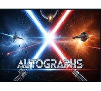 AUTOGRAPHS: Science Fiction Signature Journal | Dual Energy Sword & Space Battle Cover | Convention and Theme Park Collector's Log Book | Autograph Book | Signature Journal | Signature Log