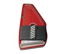 Autoharp 36 Strings 21 Keys Automatic Harp Accompaniment Instrument for Adults (red)