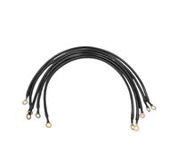 Autohaux Universal 26cm 46cm DC 12V 24V Black Car Auto Battery Ground Wire Electric Conduction Stable Voltage Cable(5pcs 46cm B)