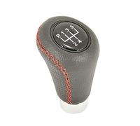 Autohobby Gear Knob Gear Stick Faux Leather Black Red
