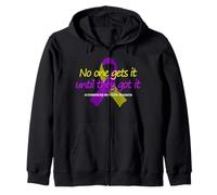 Autoimmune Hepatitis Warrior Zip Hoodie