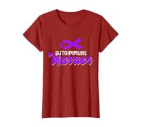 Autoimmune Warriors | Awareness of Autoimmune Diseases T-Shirt, Women, Cranberry Red, X-Small