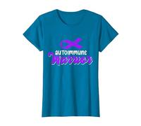 Autoimmune Warriors | Awareness of Autoimmune Diseases T-Shirt, Women, Sapphire Blue, Medium