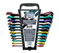 Autojack 12 Piece Multi-coloured Ratchet Spanner Set Autojack Multicolor