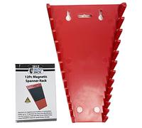Autojack 12 Piece Spanner Rack Magnetic Backing for Easy Storage 3.5kg Hold