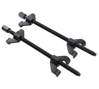 Autojack 2 Pack 380mm Coil Spring Compressor Kit Universal Heavy Duty Auto Suspension Clamp Tool Set in Black | Size: 1000mm x 400mm Autojack Black 1000mm x 400mm