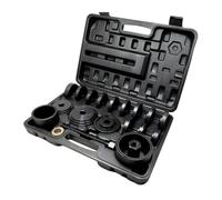 Autojack 23 Piece FWD Front Wheel Drive Bearing Removal Tool, Wheel Bearings Press Kit Adapters Installer