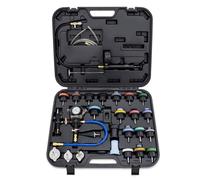 Autojack 28 Piece Universal Pneumatic Vacuum Coolant Change Kit | Size: 1000mm x 400mm Autojack Multicolor 1000mm x 400mm