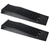 Autojack 2Pcs 5 Ton Heavy Duty Low Rise Car Ramps Plastic Kerb Ramp Car Lift For Car Service