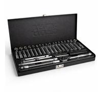 Autojack 41 Piece 1/4" Socket Set Square Drive Metric & Imperial Sockets Premium Quality