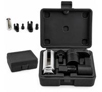 Autojack 5pc Oxygen Sensor Socket & Thread Chaser Set 22mm O2 Lambda Tool | 5pc O2 Sensor Socket Set - 3 x 22mm Slotted Sockets, M12 & M18 Thread Chasers, 3/8in & 1/2in Drive
