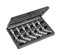 Autojack 6 Piece Extra Long Glow Plug Metric Socket Set 3/8" Drive, Universal Fit Spark Plug Removing Joint Sockets