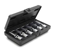 Autojack 6 Piece Glow Plug Socket Set 3/8" Drive in Silver | Size: 1000mm x 400mm Autojack Silver 1000mm x 400mm
