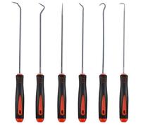 Autojack 6 Piece Precision Pick & Hook Set, Car Auto Oil Seal O-Ring Seal Gasket Pick Mini Precision Hooks Professional Puller Remover Mechanic Tool