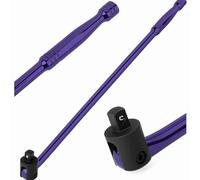 Autojack 600mm 1/2" Square Drive Breaker Bar, Chrome Vanadium Steel, Purple, Flexi Knuckle