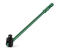 Autojack 600mm Breaker Bar 1/2 Inch Sq Dr Heavy Duty, Socket Wrench, Green | 600mm 1/2" breaker bar with flexi knuckle and Cr-V steel construction, delivering 500Nm+ torque for stubborn fasteners.