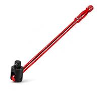 Autojack 600mm Breaker Bar 1/2 Inch Sq Dr Heavy Duty, Socket Wrench, Red