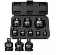 Autojack 8 Pc 3/8 to 1/2 Socket Adapter Set 3/4 to 1/2 Impact Reducer Set
