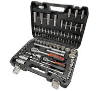 Autojack 94 Piece Metric Socket Set with 1/2" & 1/4" Sockets in Black Autojack Black