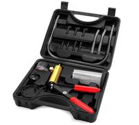 Autojack Brake Bleeder Bleeding Kit Vacuum Pump Pressure Tester Gauge Set