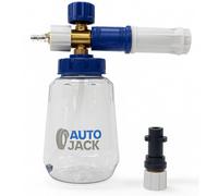 Autojack Detailing Snow Foam Cannon Lance 1 L Compatible With Karcher K2 To K7 Pressure Washers Brass Nozzle, Leak Proof Bottle &