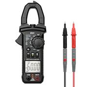 Autojack Digital Clamp Meter AC DC Current Voltage Resistance Temperature Diode Multimeter Tester 6000 Counts Auto Range