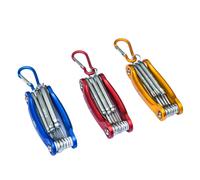 Autojack Folding Ball End Allen Hex Keys 3pc Multi Coloured Tool Autojack Multicolor