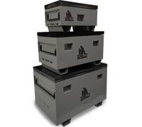 Autojack Gorilla Site Boxes X3 Heavy Duty Storage Safes For Garage, Workshop & Vans