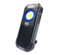 Autojack LED Work Light with Bluetooth Speaker 500LM, Rechargeable Magnetic Work Lamp with Hanging Hook & USB-C Charging, Portable Inspection Light for Garage, Workshop & Outdoor Use