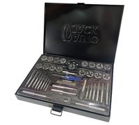Autojack Metric Tap & Die Set 40 Piece Split Dies Wrench Kit in Black Autojack Black