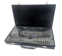 Autojack Metric Tap & Die Set 76 Piece Split Dies Wrench Kit in Black Autojack Black